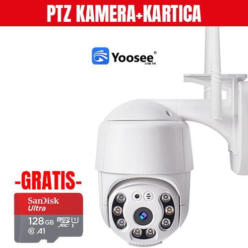 PTZ KAMERA+MICROSD KARTICA 128GB